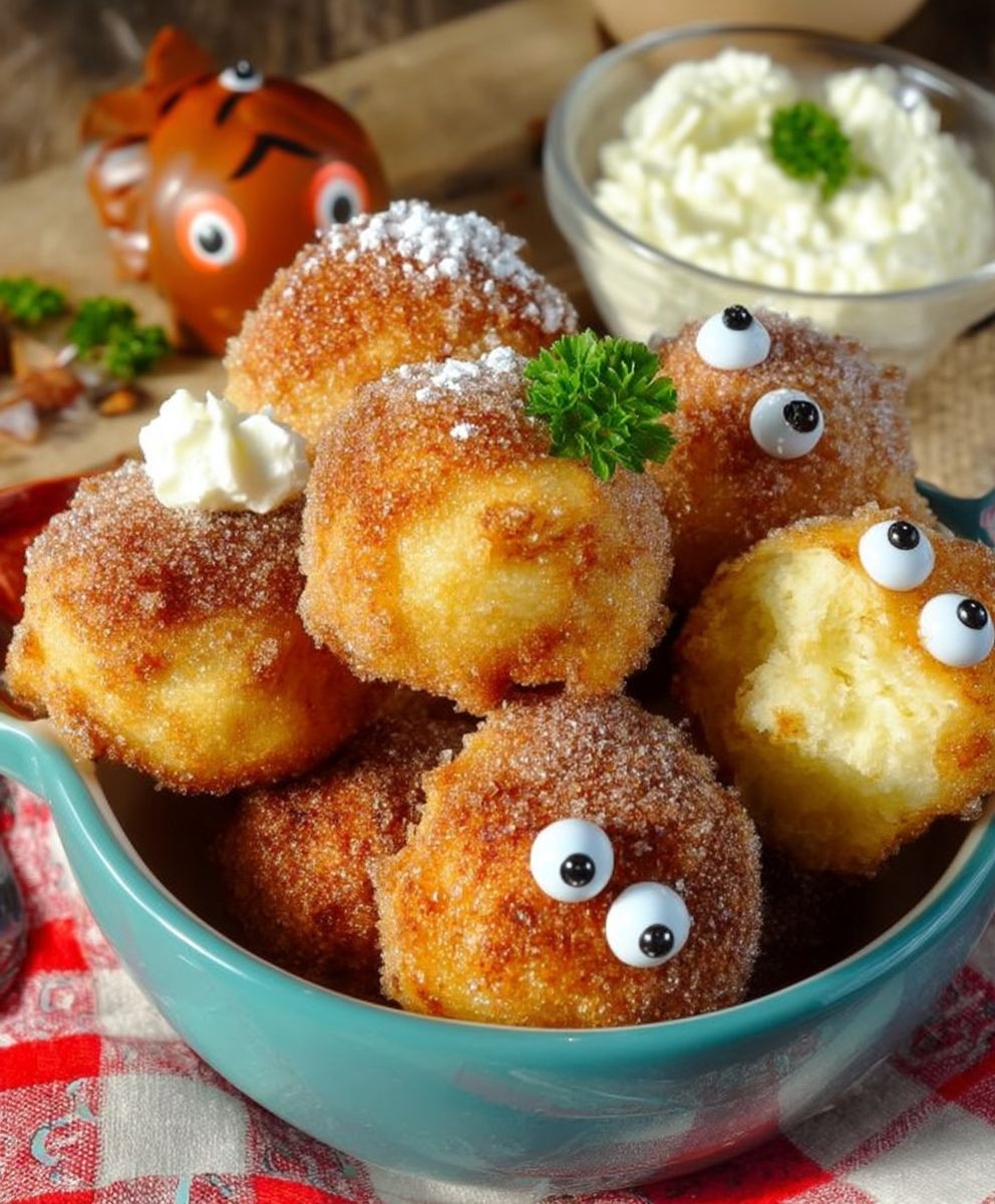 Quarkbällchen Airfryer Karneval