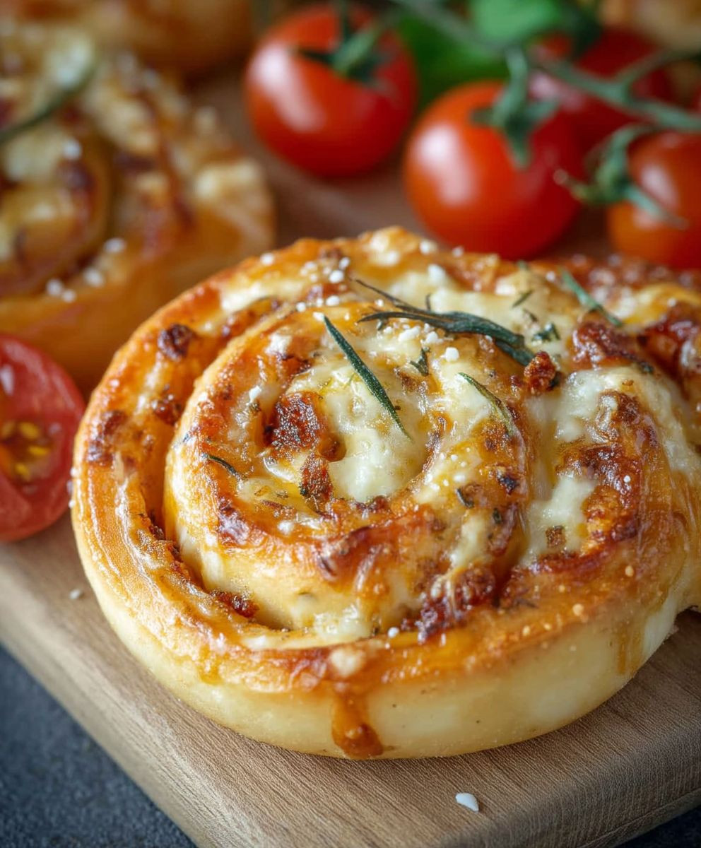 Pizzaschnecken vegetarisch backen