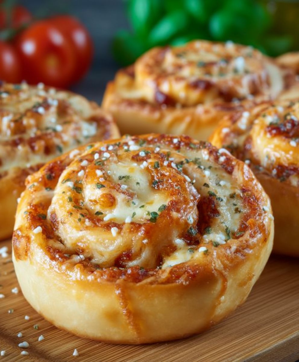Pizzaschnecken vegetarisch backen
