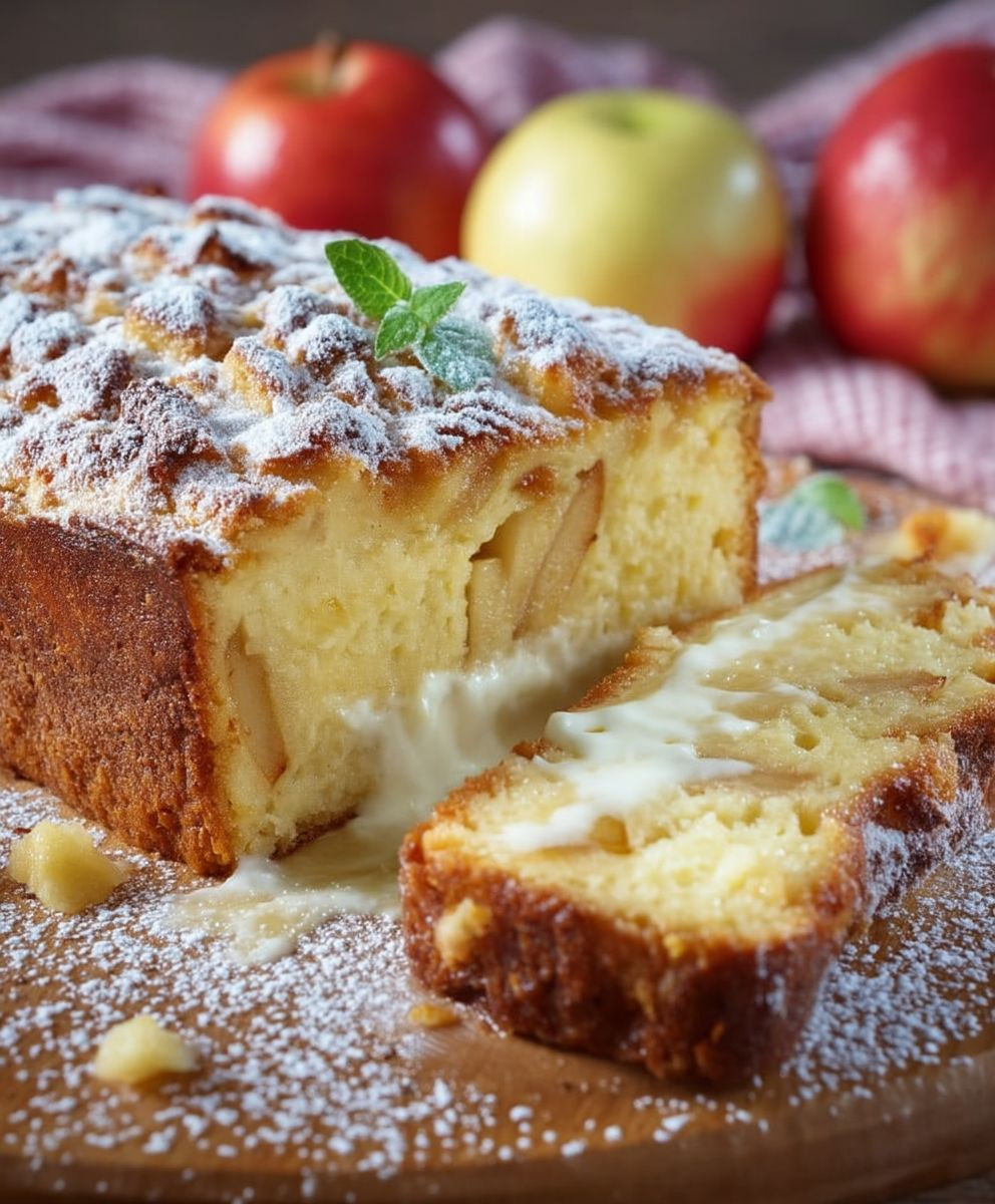 Apfelkuchen mit Quark backen