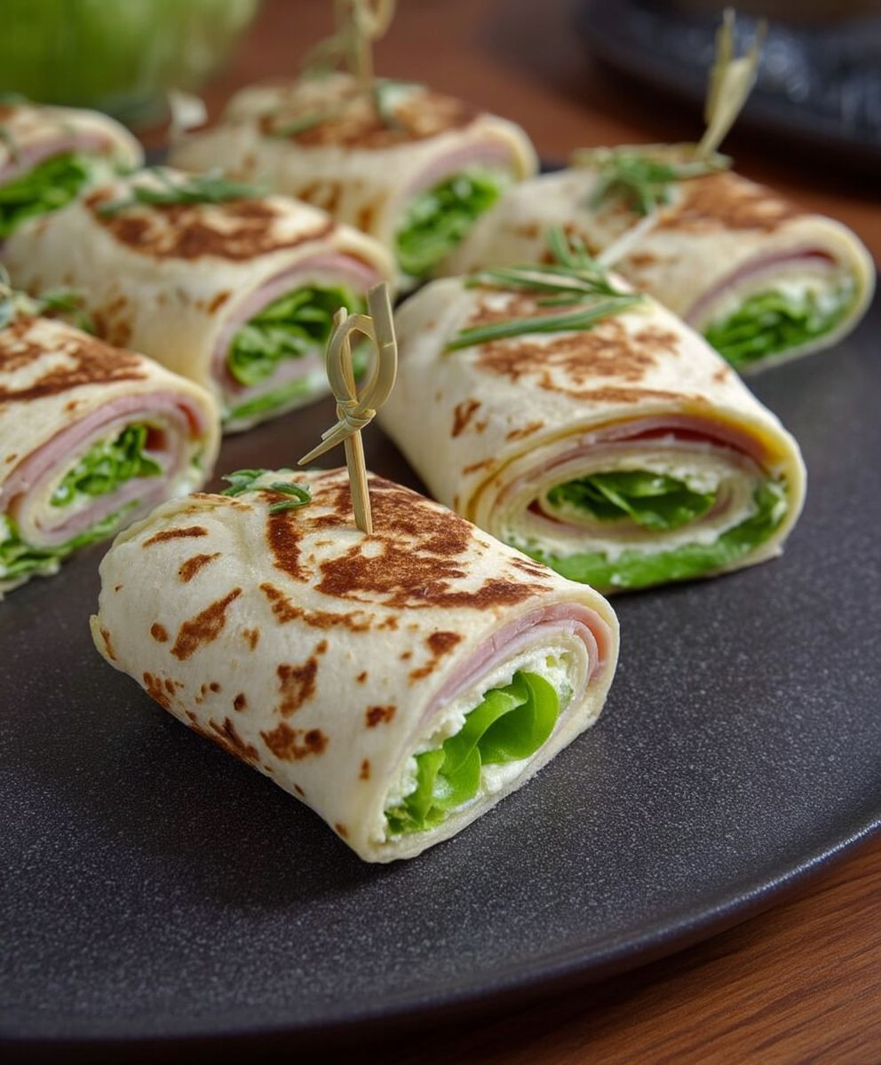 Käse Schinken Wraps