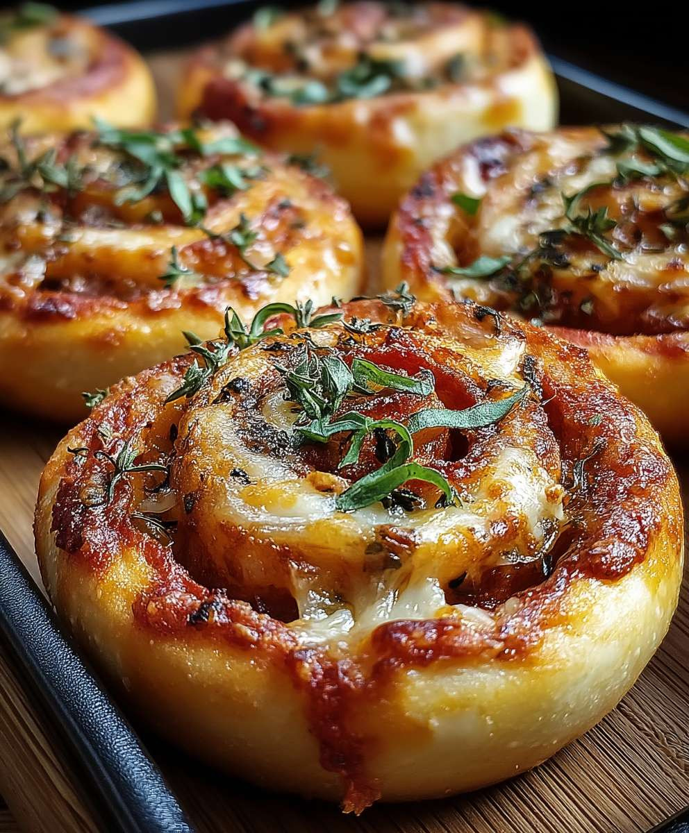 Pizzaschnecken schnell einfach backen