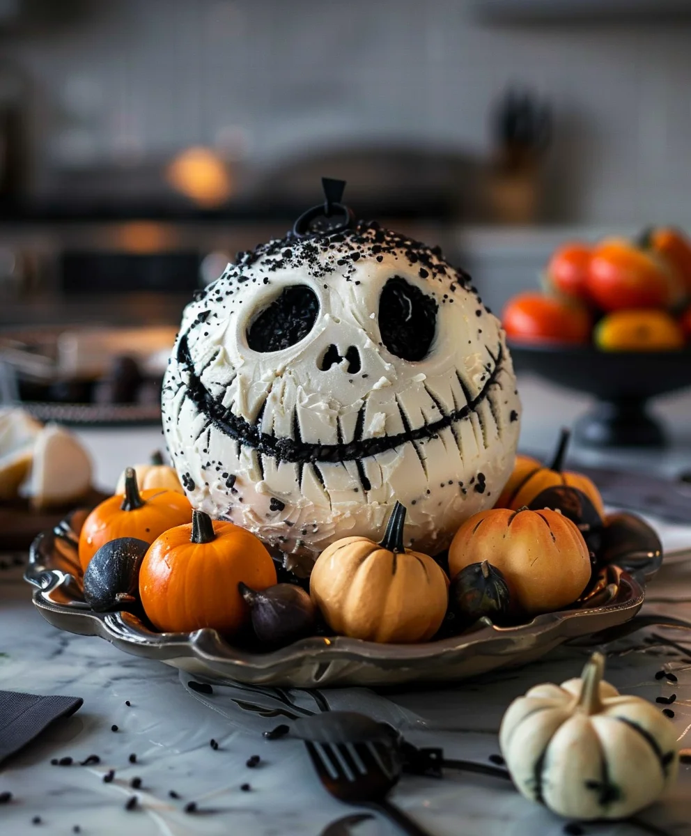 Skellington Käseball Rezept: Einfach, gruselig & lecker