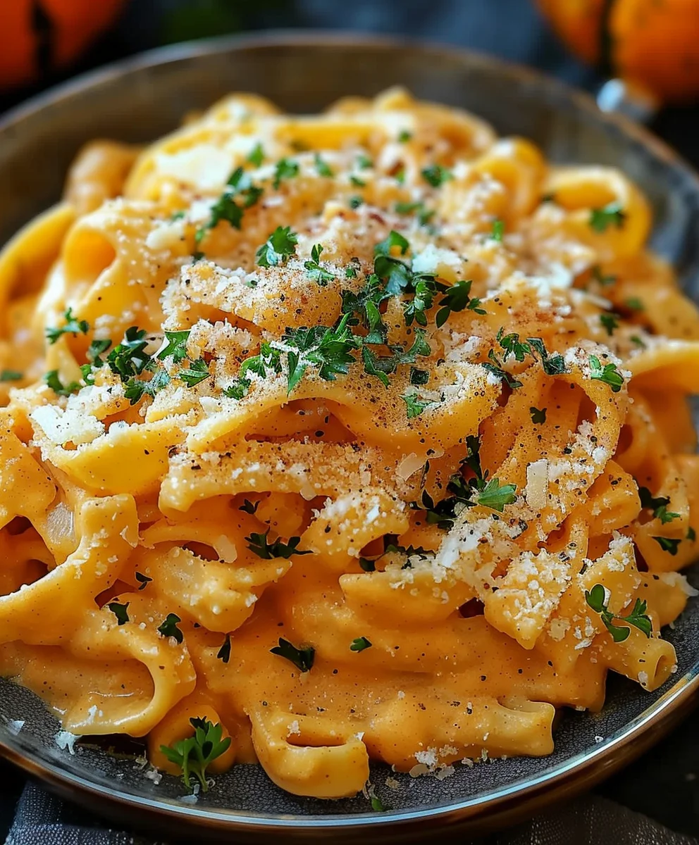 Cremige Kürbis Alfredo Pasta: Das Herbst-Lieblingsrezept