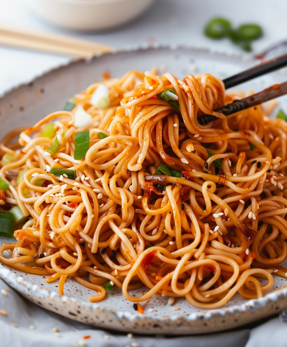 Mie Nudeln Rezept mit Sojasauce: Asiatischer Genuss pur