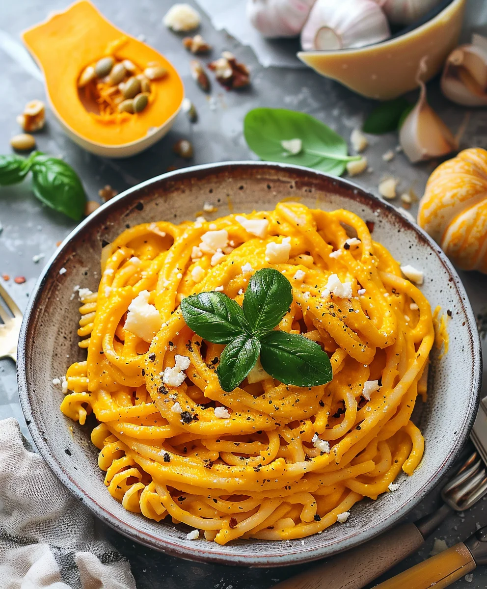 Köstliche Kürbis Pasta: Dein einfaches Herbst-Rezept!