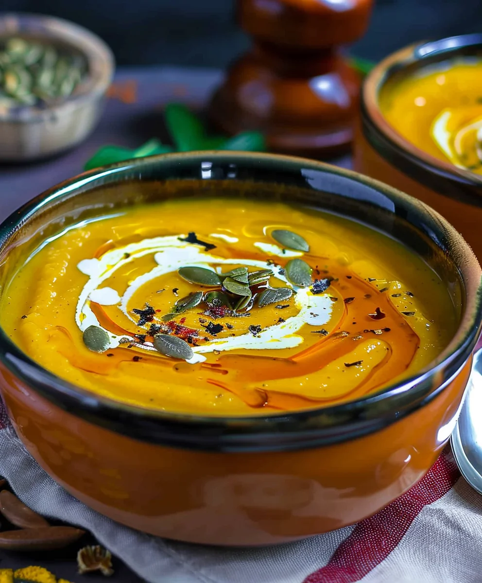 Aromatische Kuerbissuppe mit Curry – Cremig & lecker genießen