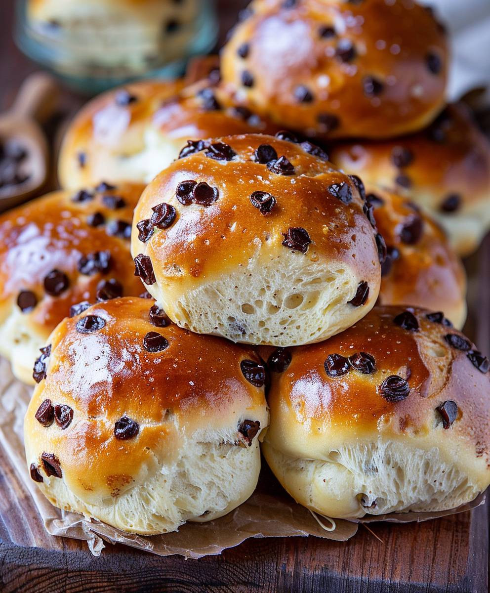 Schokoladenbrötchen backen wie Bäcker