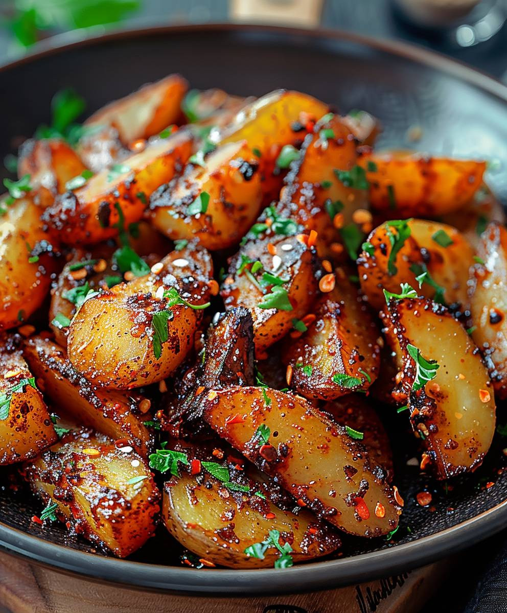 Honig Chili Kartoffeln