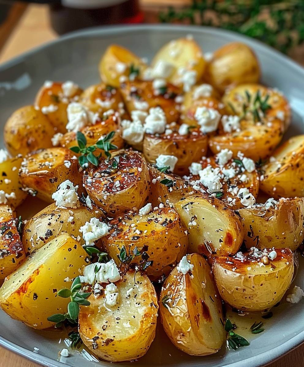 Geröstete Kartoffeln mit Feta