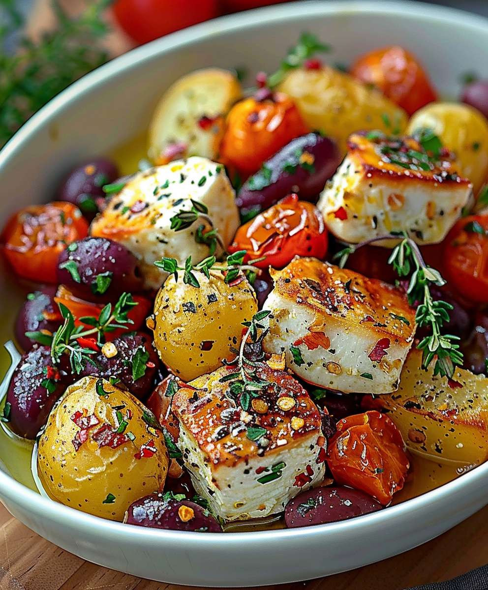 Feta Kartoffeln Ofengemüse