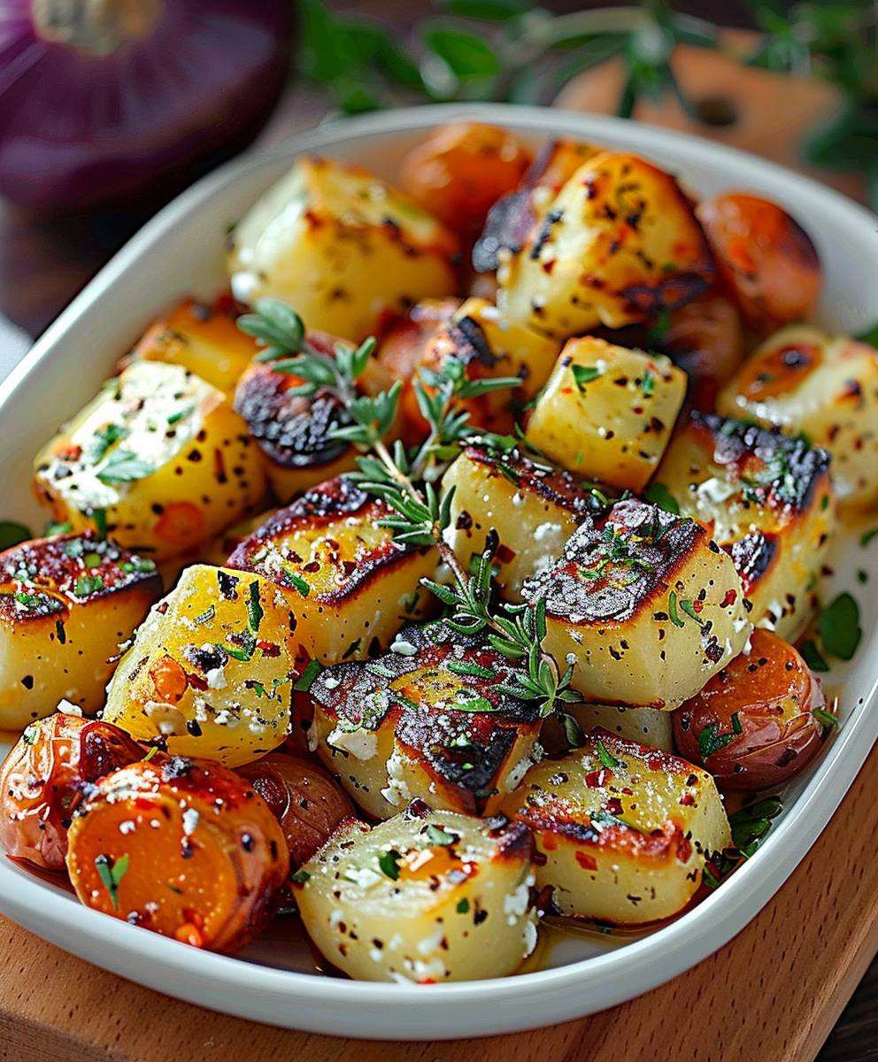 Feta Kartoffeln Ofengemüse
