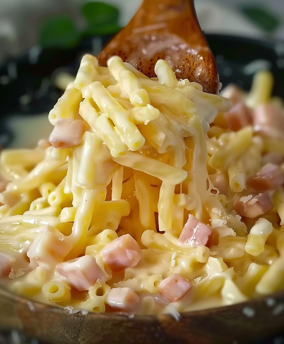 Käse Schinken Nudeln