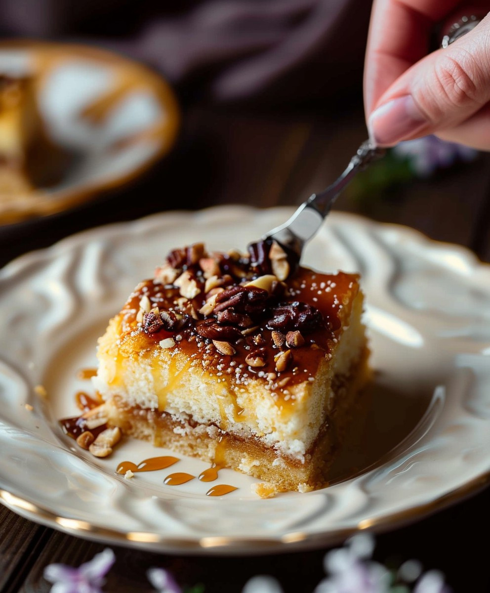 Butterkuchen mit Karamell