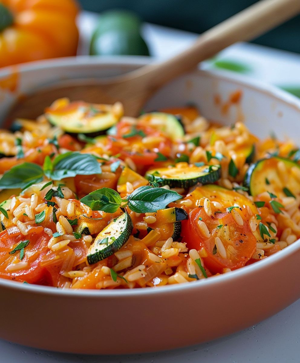 Zucchini Tomaten Reis