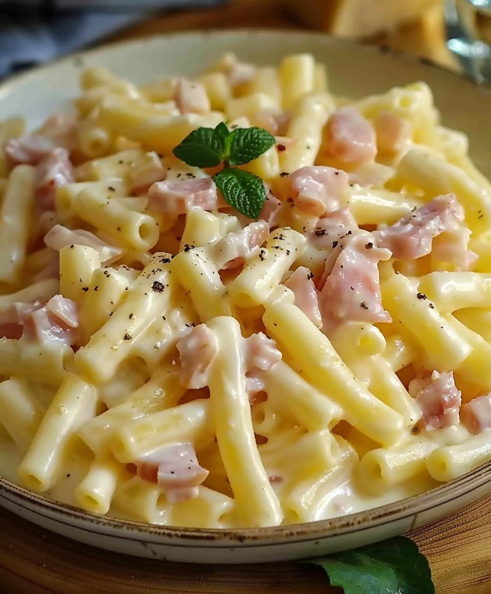 Käse Schinken Nudeln