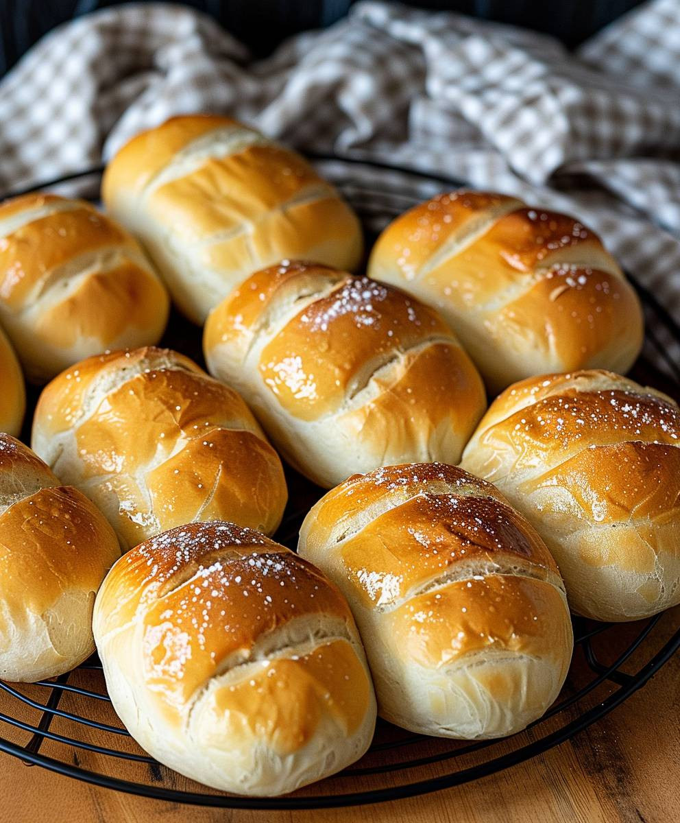 Fluffige Milchbrötchen backen