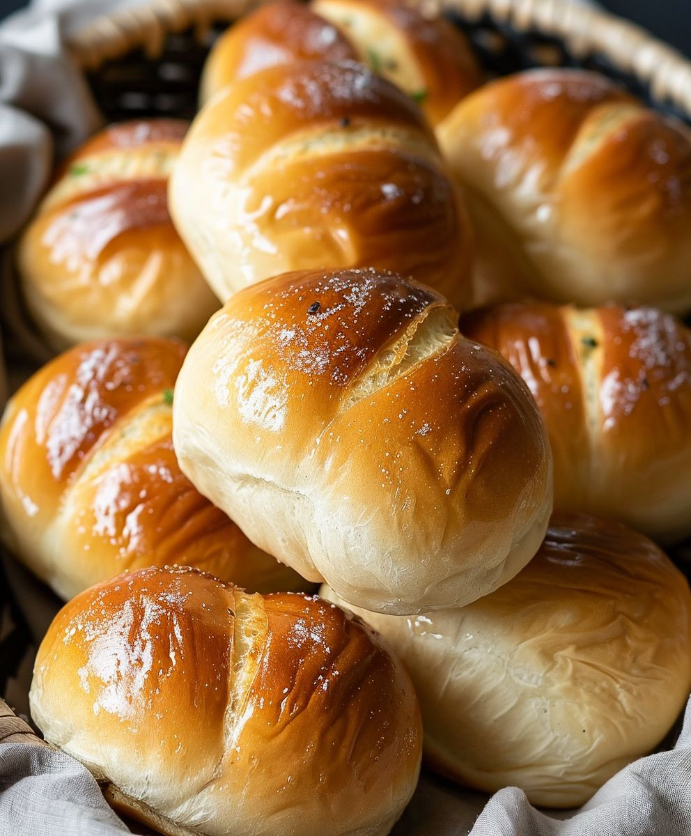 Fluffige Milchbrötchen backen