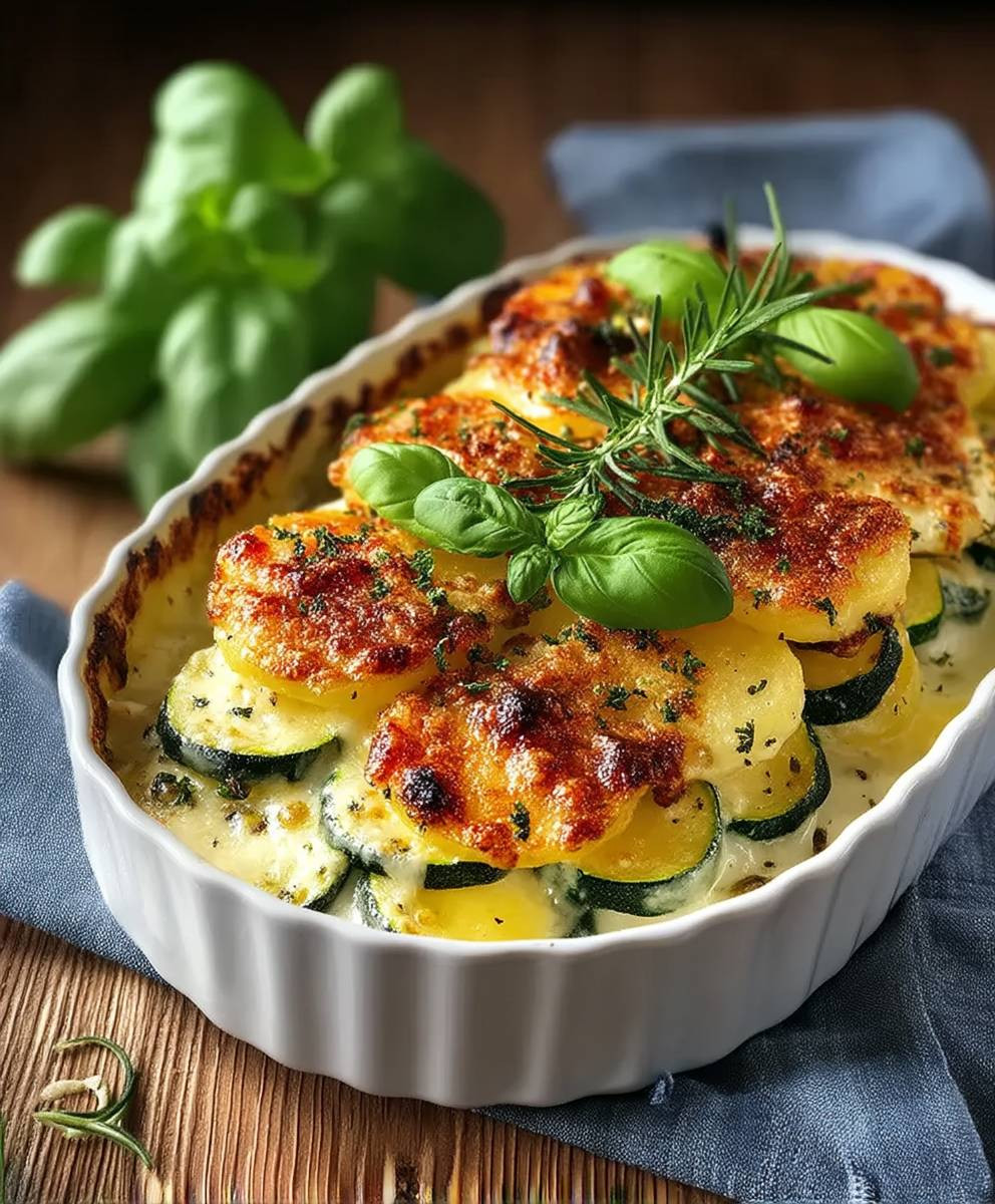 Kartoffel Zucchini Gratin Lafer