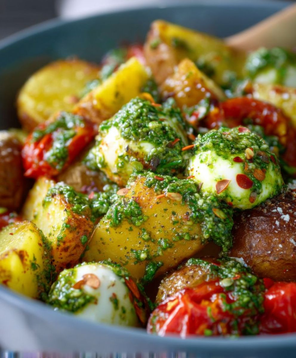 Pesto Kartoffel Bowl