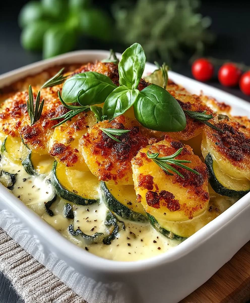 Kartoffel Zucchini Gratin Lafer