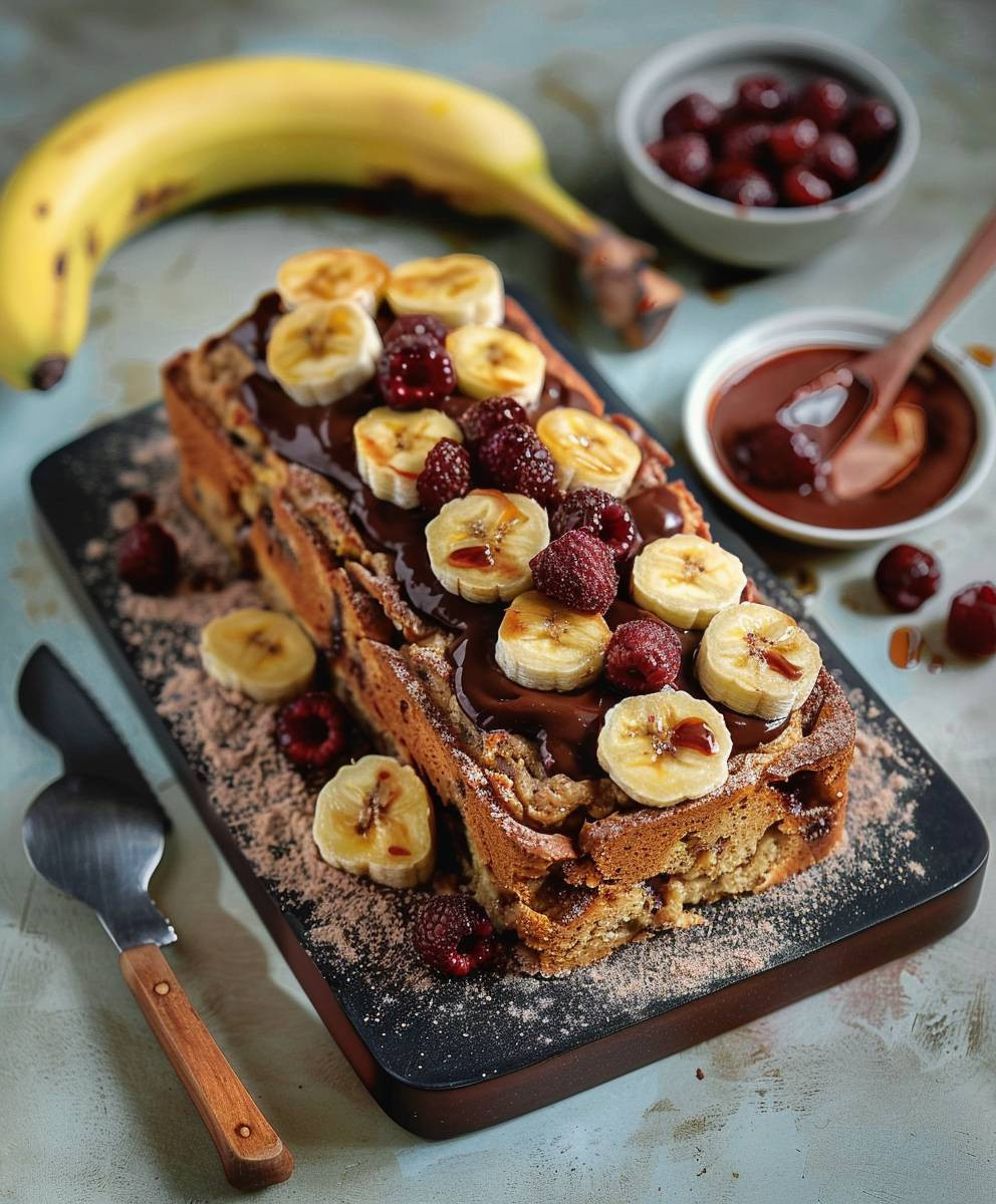 Zuckerfreies gesundes Bananenbrot