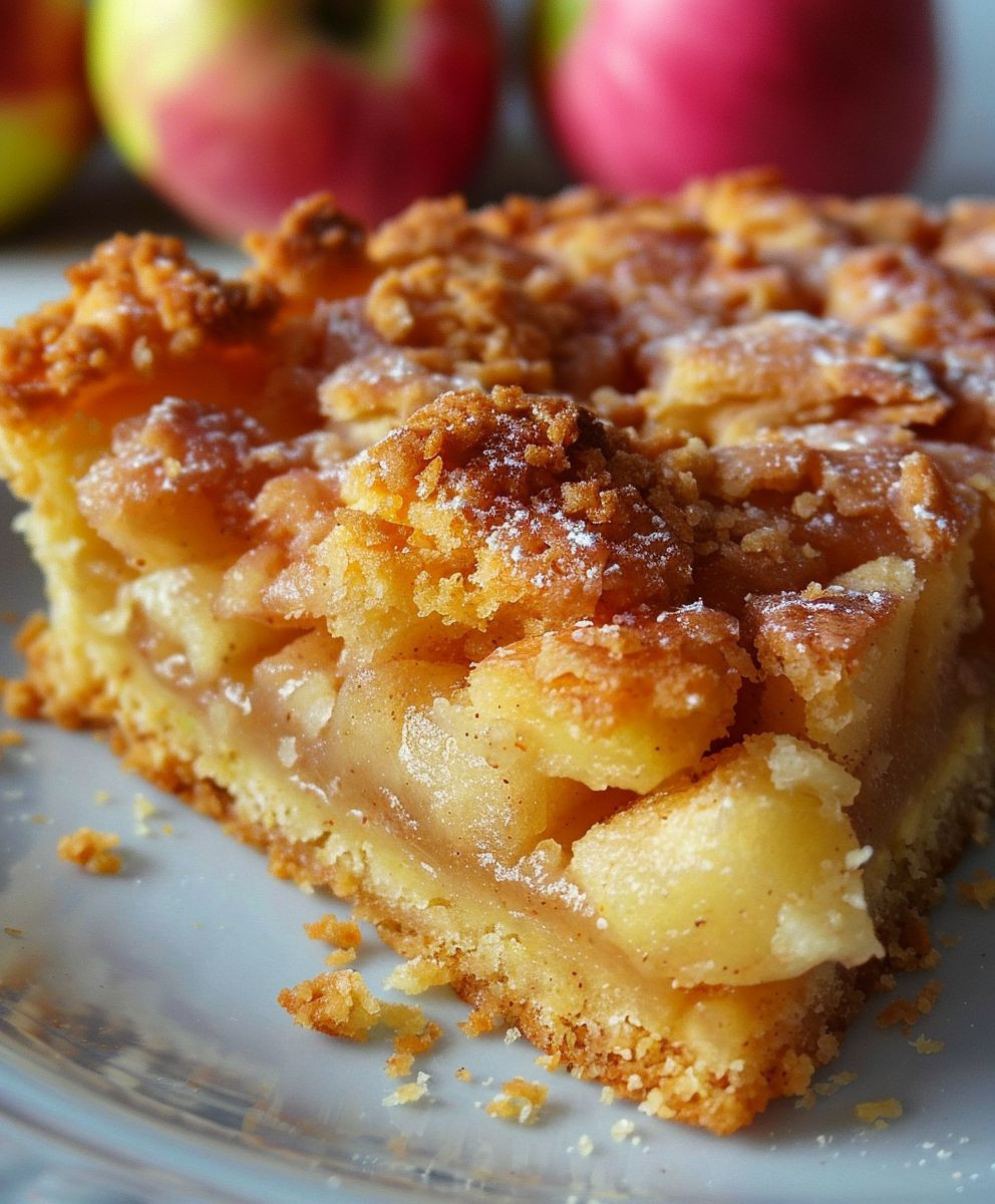 Apfelkuchen mit Streuseln backen