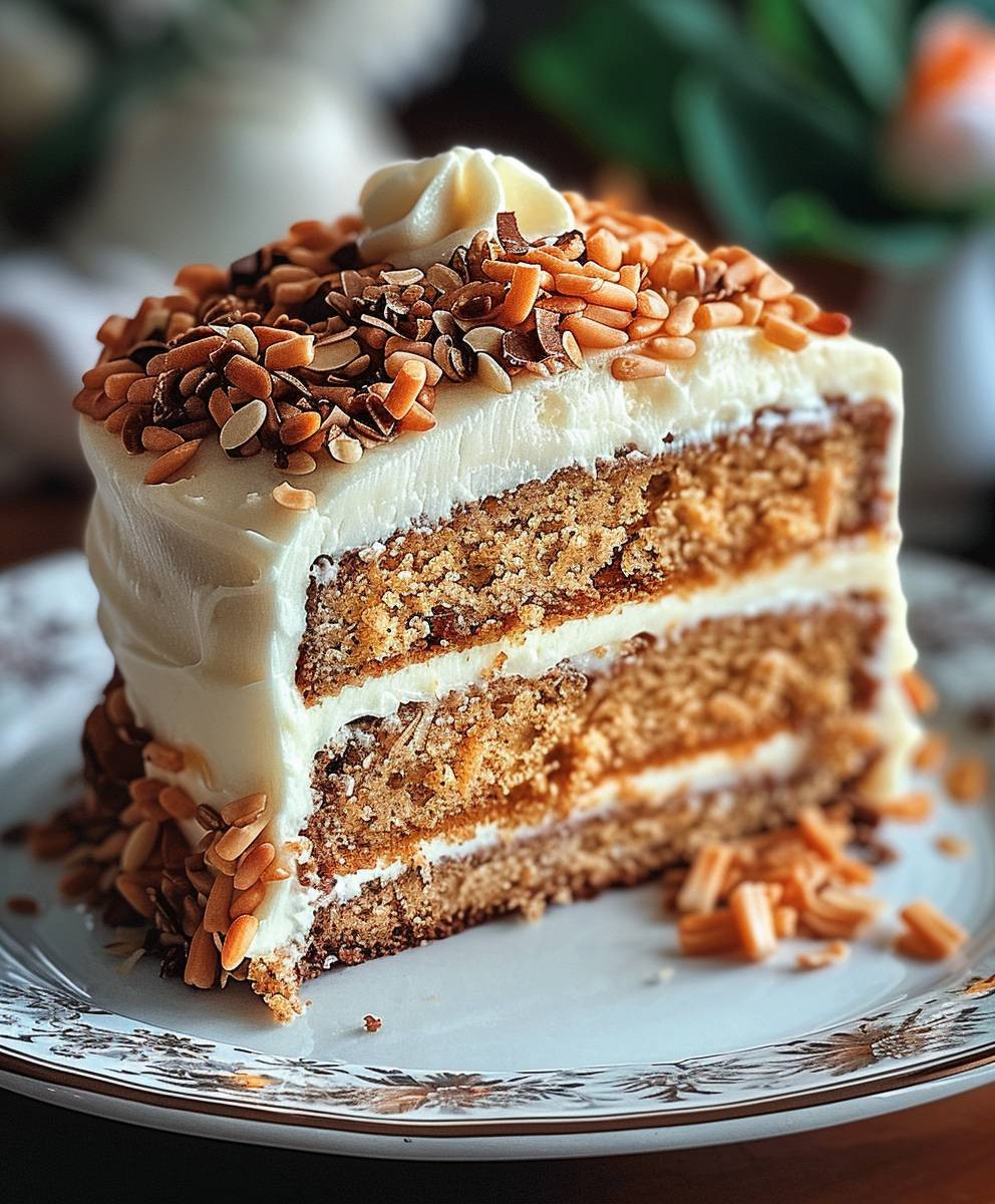 Saftiger Karottenkuchen