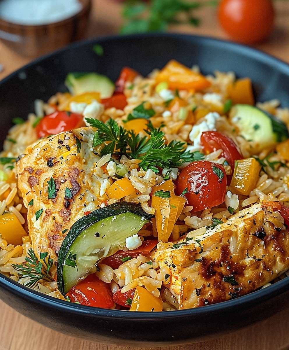 Gemüse Reispfanne gesund