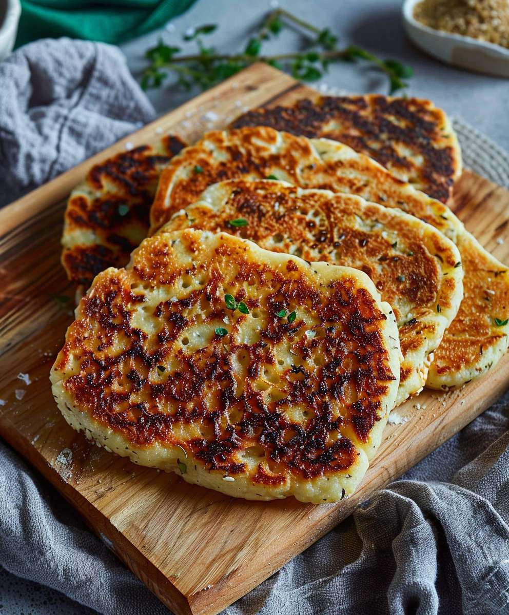 Kalorienarmes einfaches Fladenbrot