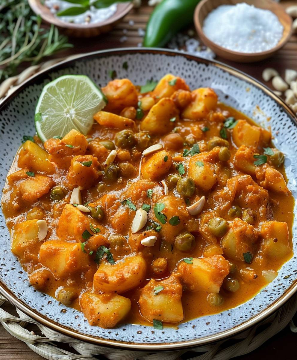 Süßkartoffel Curry vegetarisch Abendessen