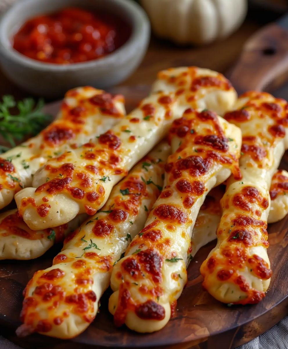 Halloween Käsegebäck Knochen