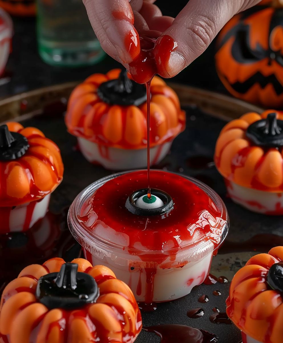 Halloween Augapfel Wackelpudding