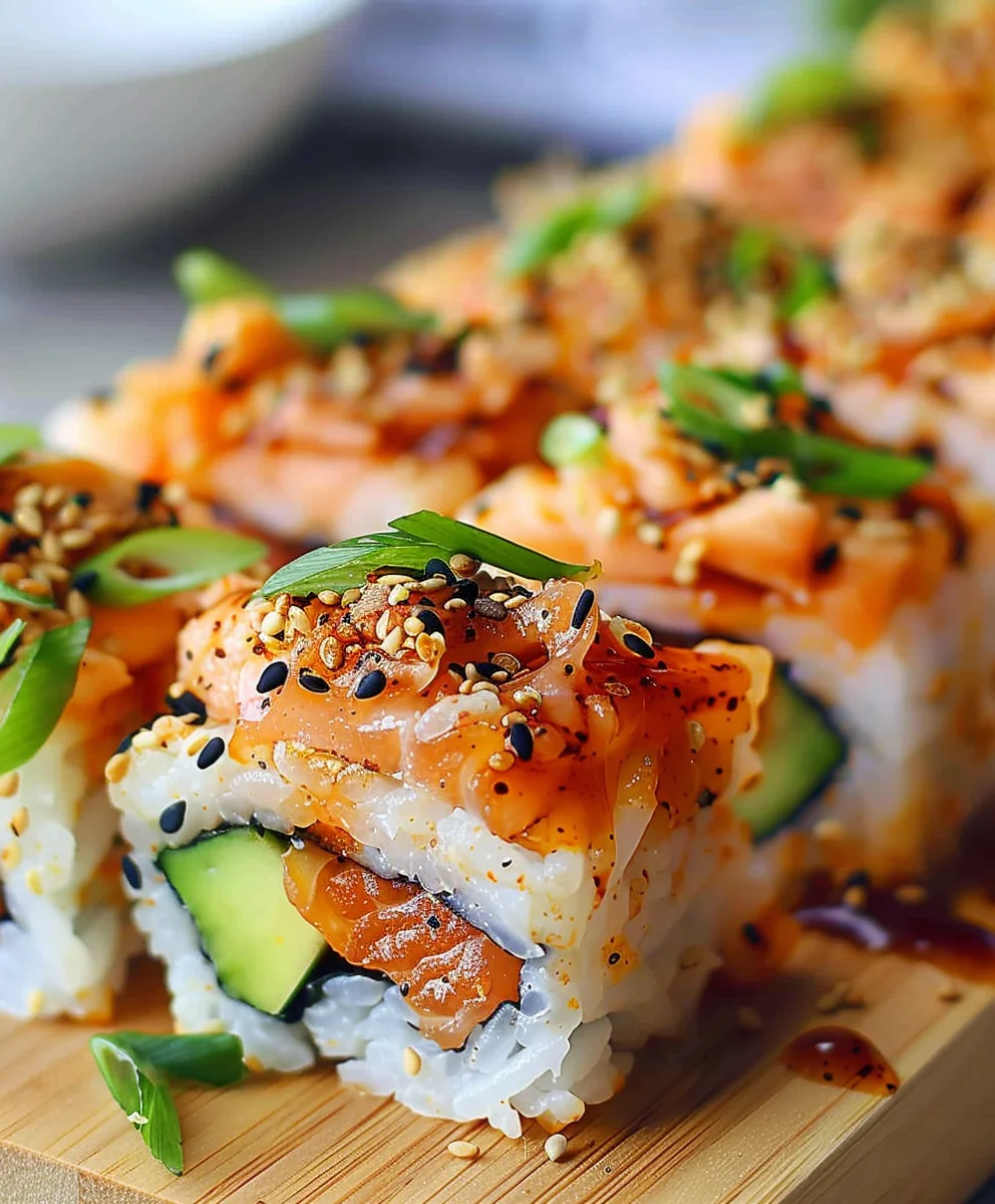 Pikantes Lachs Sushi Back-Rezept – Einfach & unwiderstehlich!