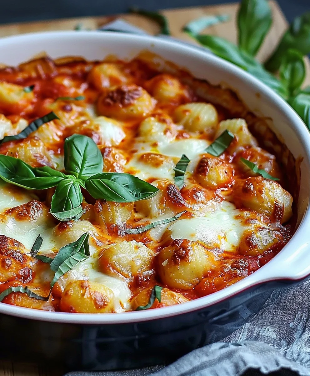 Ultimativer Gnocchi Auflauf: Tomate & Mozzarella Schicht für Schicht