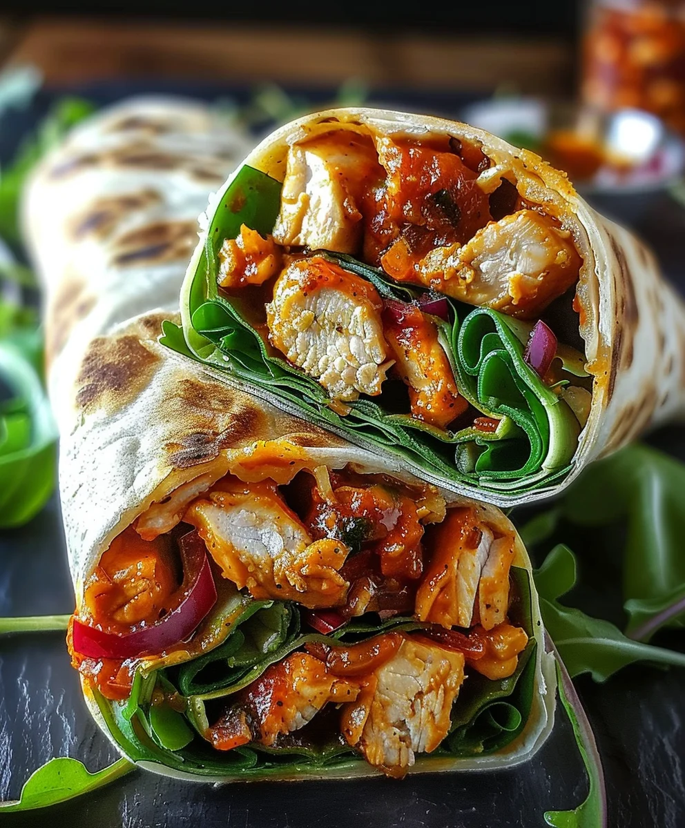 Sweet Chili Chicken Wraps: Einfach unwiderstehlich lecker!