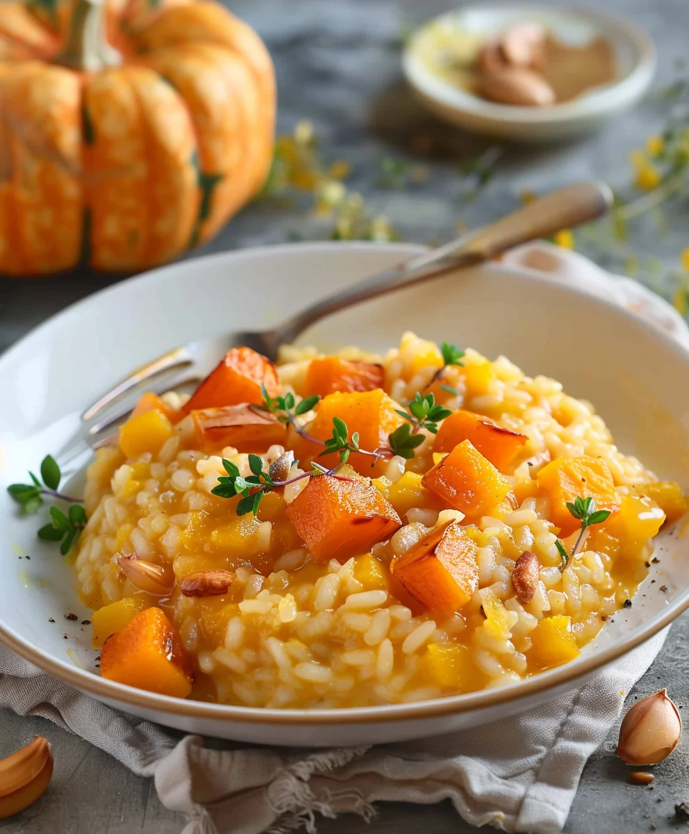 Kürbisrisotto Rezept: Cremig, vegan & einfach lecker!