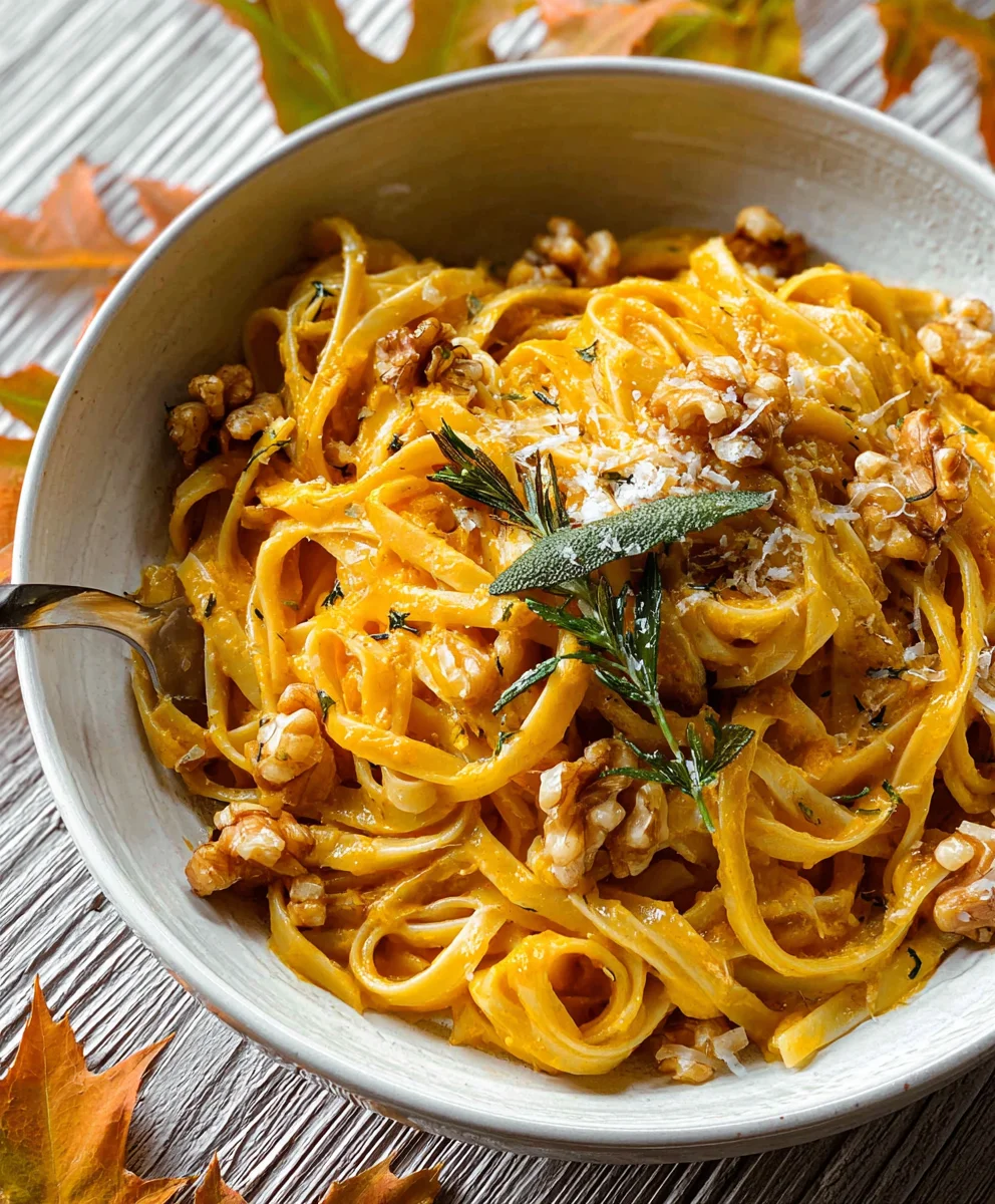 Walnuss Kürbis Pasta: Cremig, Nussig & Veganer Genuss!