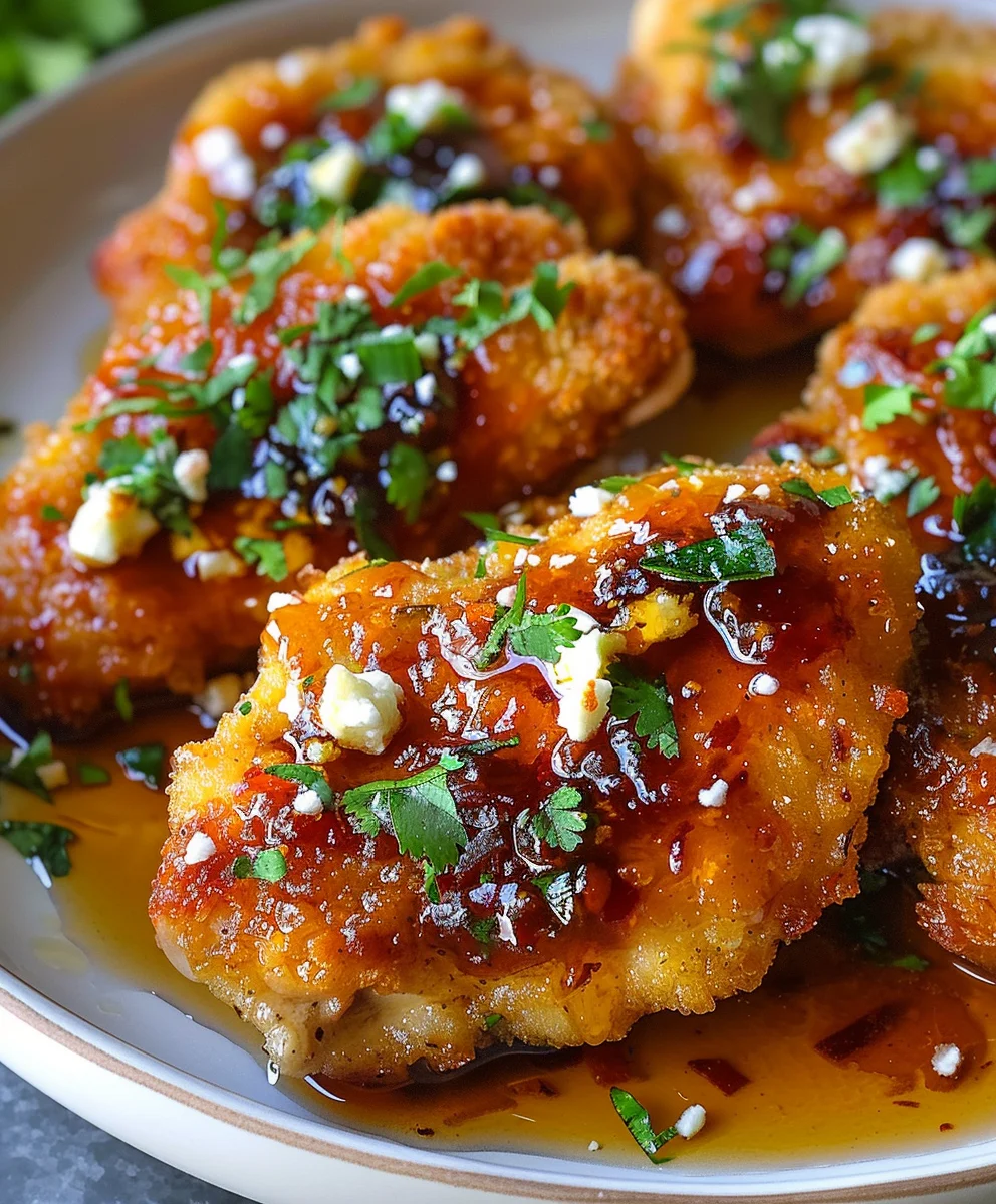Knuspriges Hot Honey Feta Chicken Rezept – Dein Festmahl!