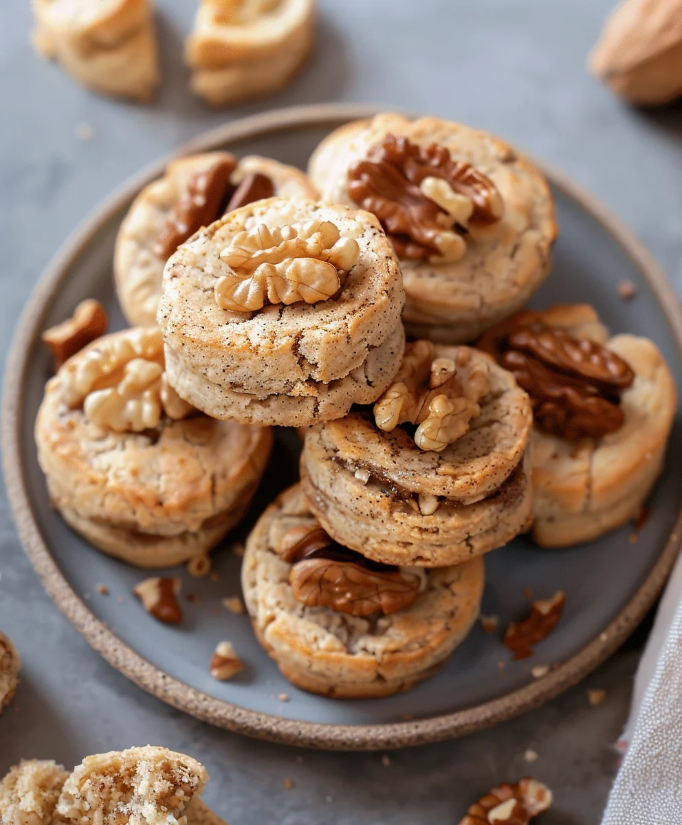 Zarte Walnuss Plätzchen: Einfaches non-alkoholisches Rezept