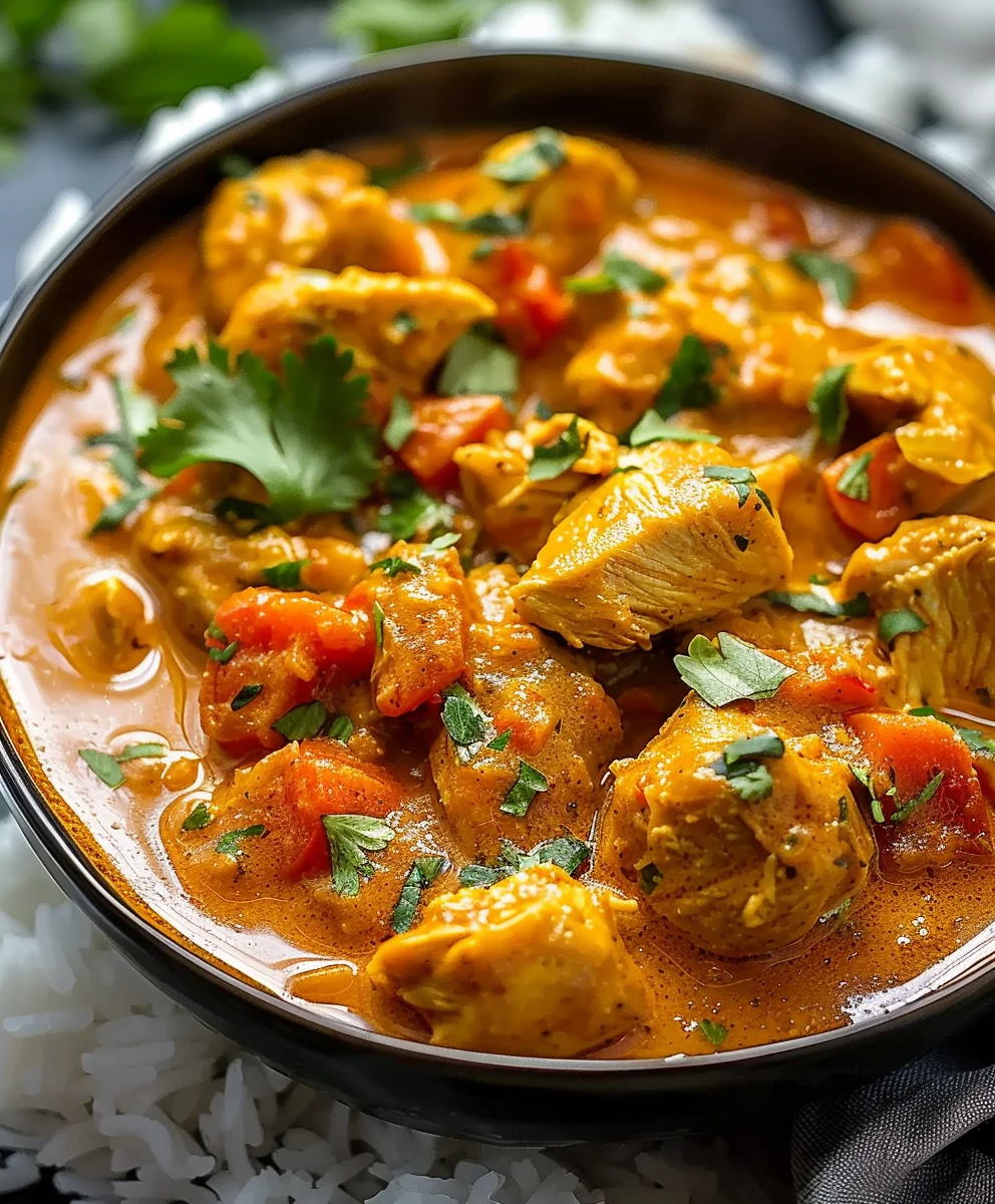 Afrikanisches Kokos Hähnchen Curry – Ein Fest für die Sinne