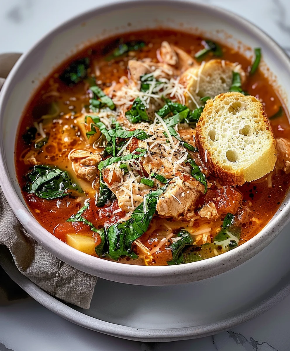 Das beste Hühnchen Parmesan Suppe Rezept – Schnell & Herzhaft