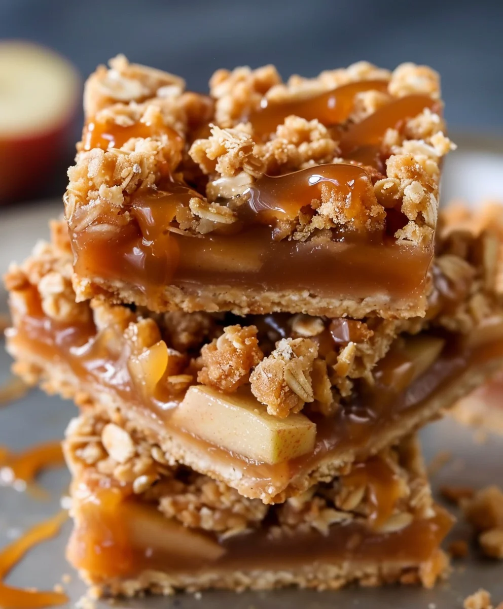 Salted Caramel Apfel Crisp Riegel: Unwiderstehlich süß!