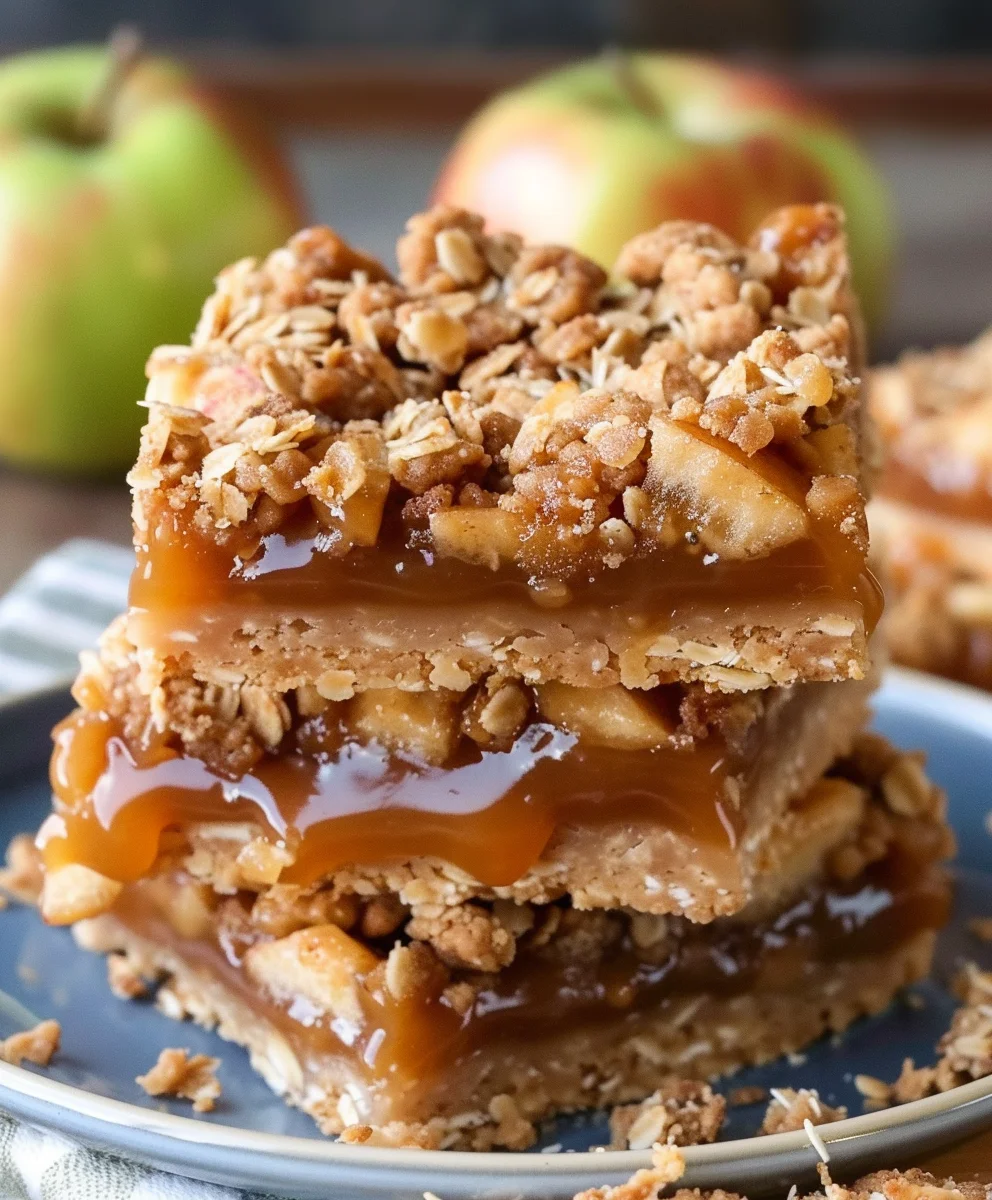 Salted Caramel Apfel Crisp Riegel: Unwiderstehlich süß!