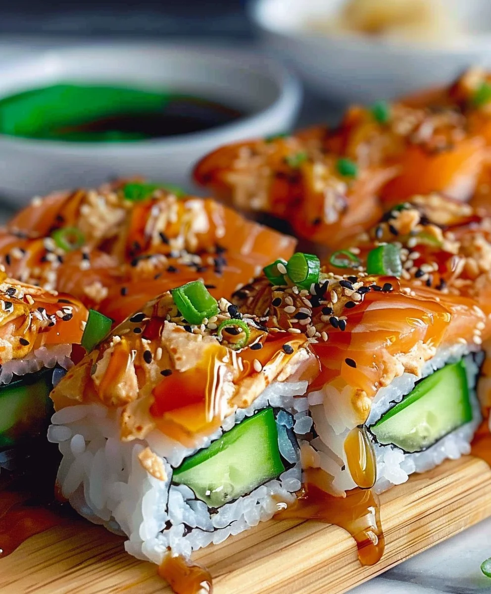 Pikantes Lachs Sushi Back-Rezept – Einfach & unwiderstehlich!