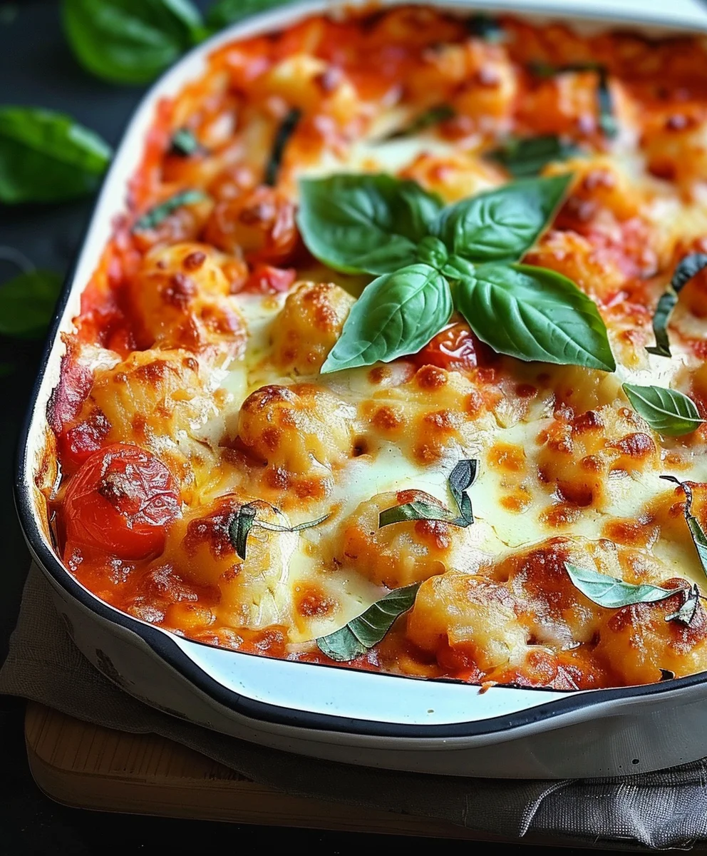 Ultimativer Gnocchi Auflauf: Tomate & Mozzarella Schicht für Schicht