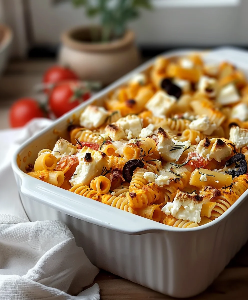 Gebackene Feta Pasta: Einfaches & Leckeres Ofengericht!