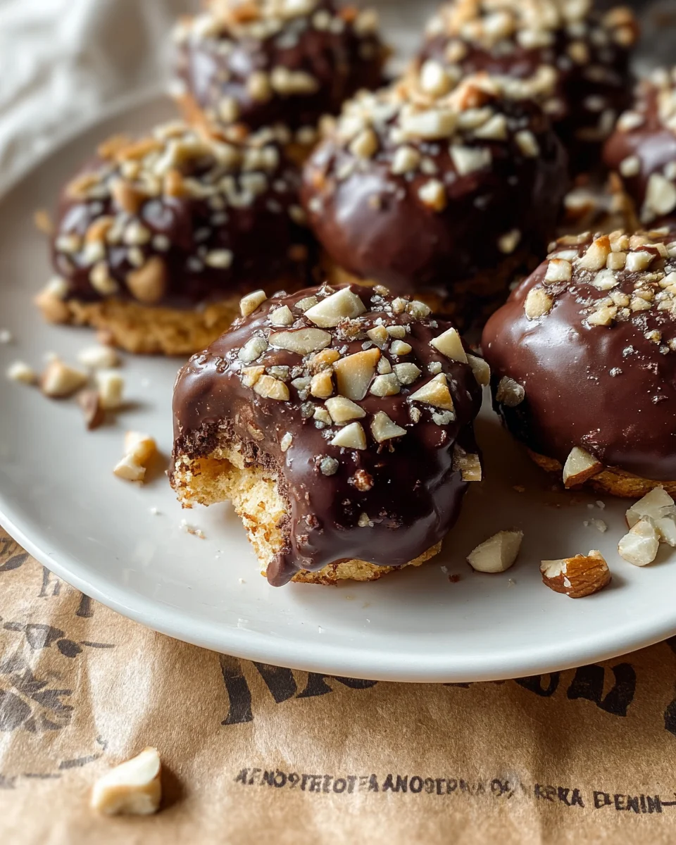 Rocher Plätzchen: Einfache Weihnachtsplätzchen mit Nougat & Schokolade