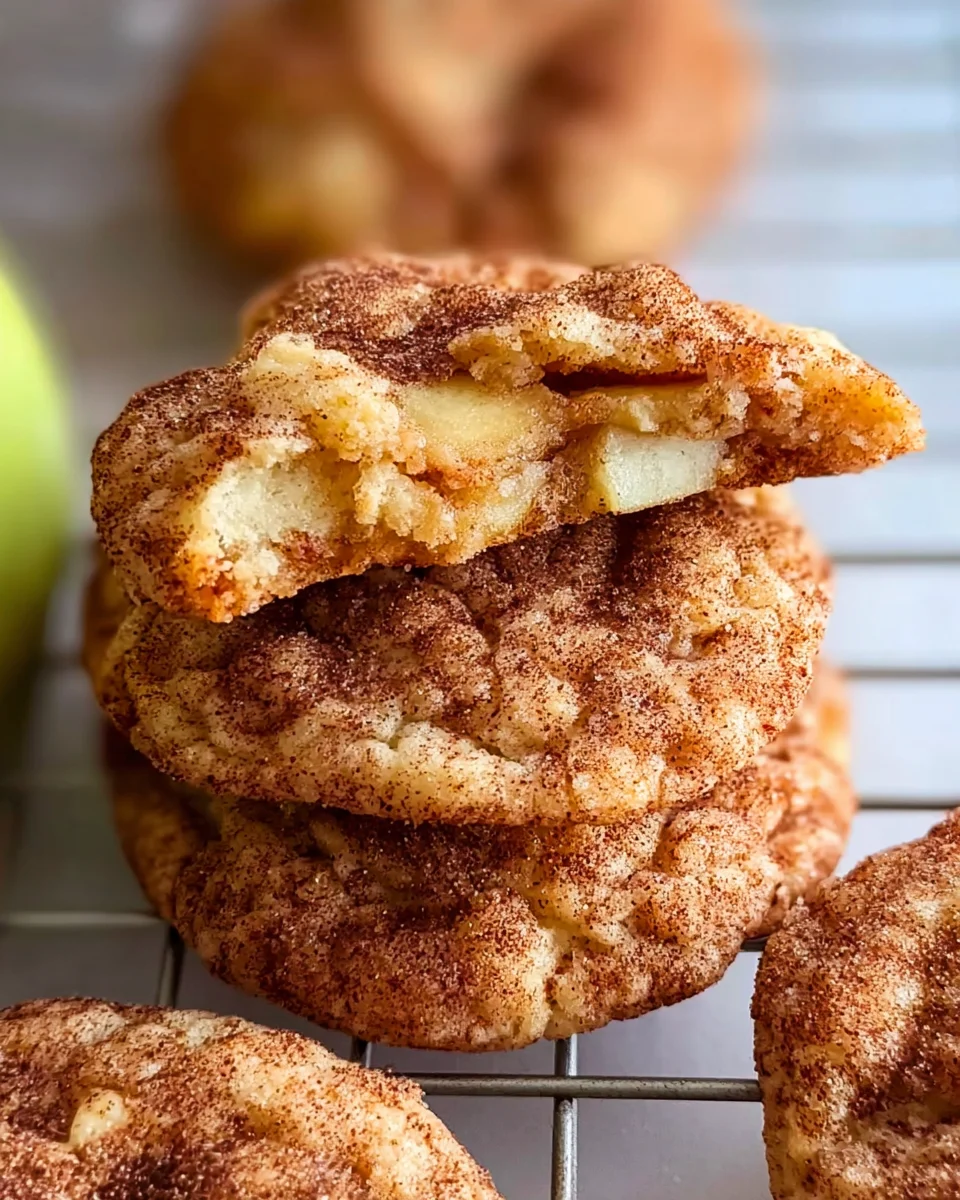 Die besten Apfel-Zimt Snickerdoodle Cookies – Einfach & Lecker