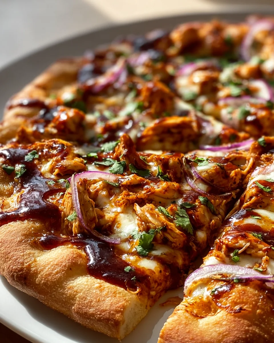 BBQ Chicken Pizza: Schnell zubereitet & unwiderstehlich!